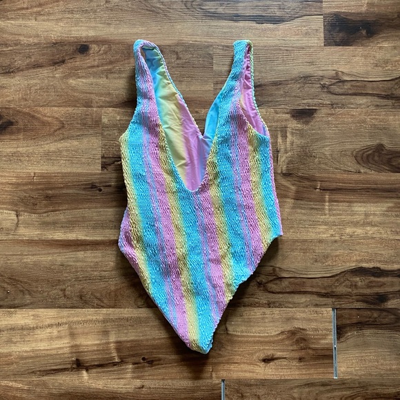 Tularosa Swim Tularosa Rainbow Pastel Bathing Suit Poshmark